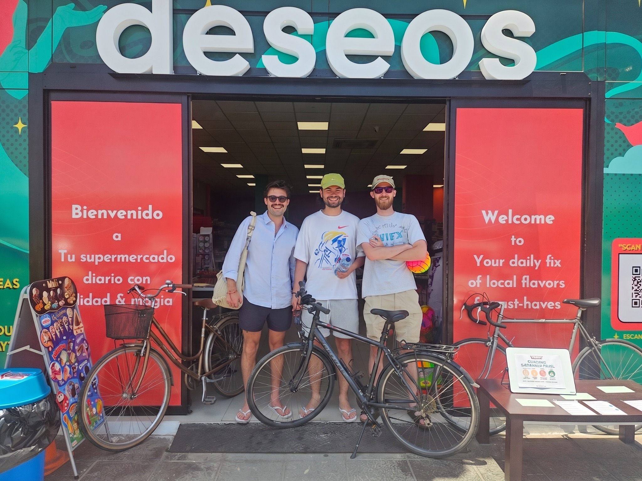 Deseos bike rental guests