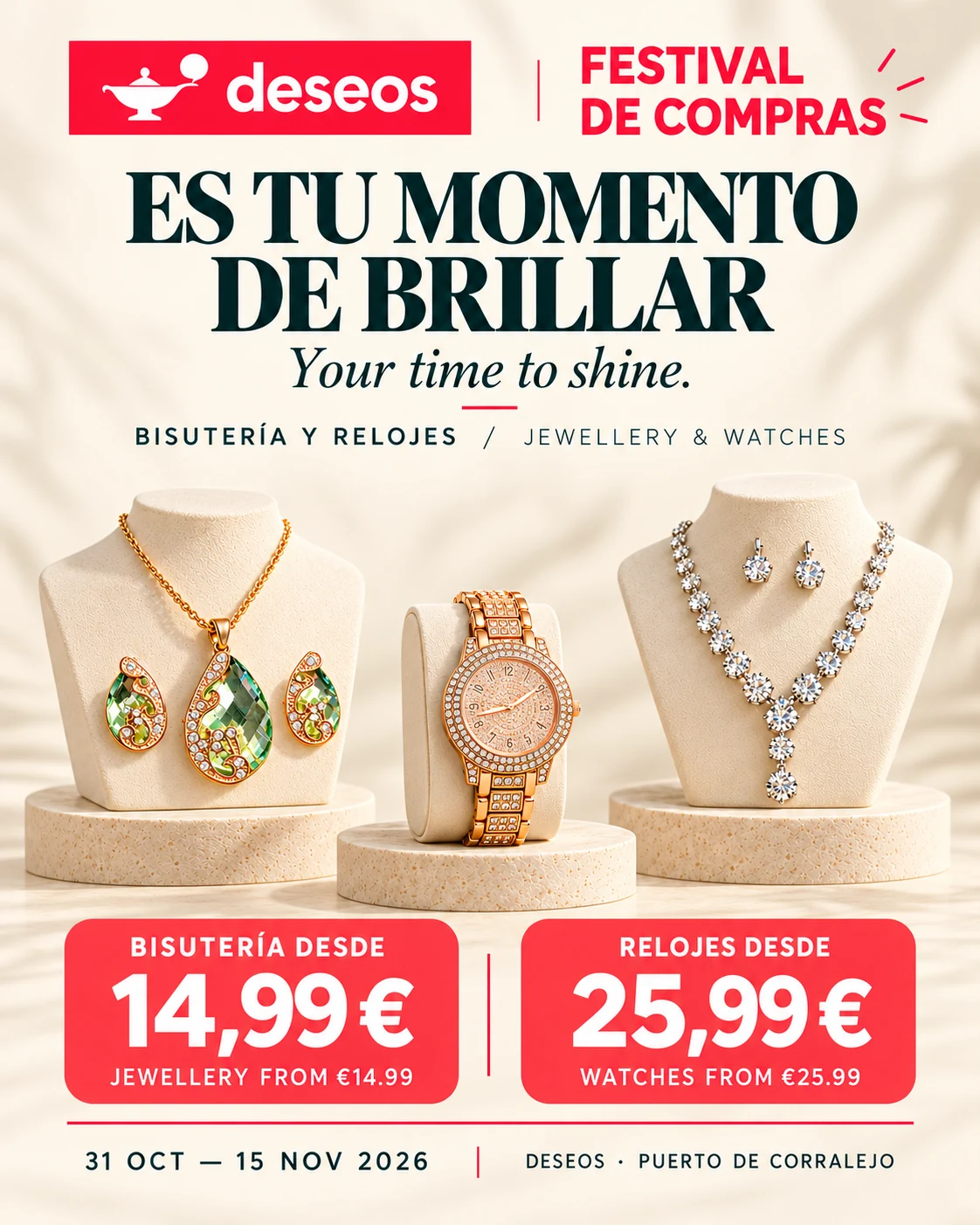 Bisutería y relojes